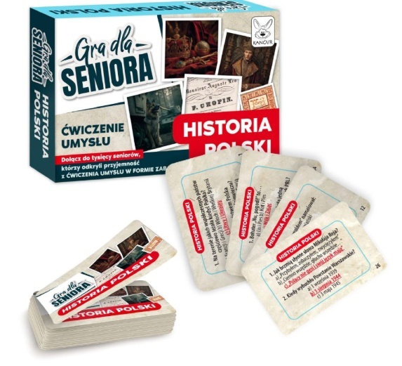 Gra edukacyjna Historia Polski dla seniora zestaw kart
